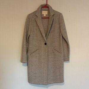 Christian Siriano Gray Herringbone Blazer